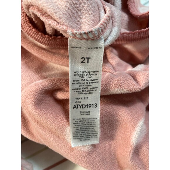 Just One You made by Carter’s 2-Pack Fleece Footed Pajamas 2T - Picture 6 of 8